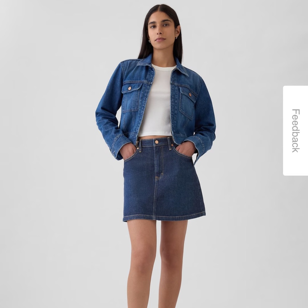 NWT GAP Denim Mini Skirt - Size 6